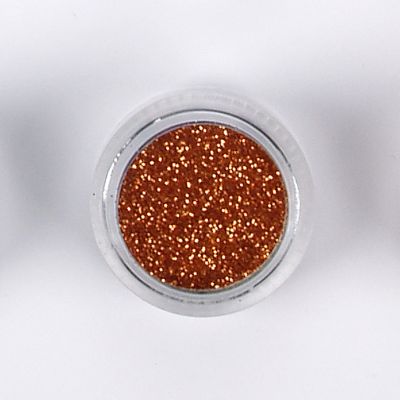 Nail Art Glitterstaub - kupfer
