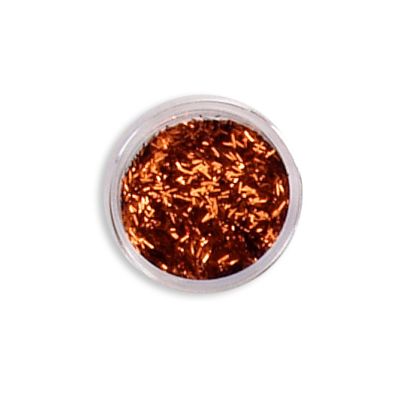 Nail Art Glitter Stripes - 04 Copper Orange