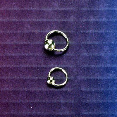 Nail Art Classic Sterling Silver Nail Piercing