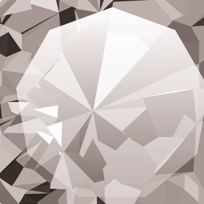 Nail Art Acrylic Snowflakes - 15 Silver