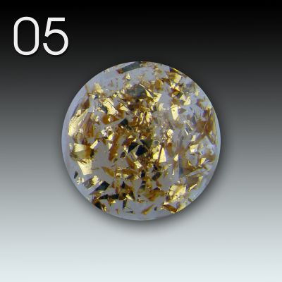 Flux Crazy Acryl Glitter, 10g - 05 gold sparkles