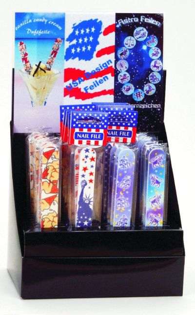 Kartonagen-Display für Feilen