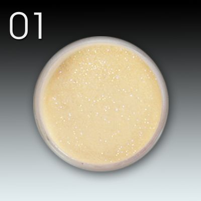 Flux Dream Colour Acryl Powder, 3g - 01 gold shimmer