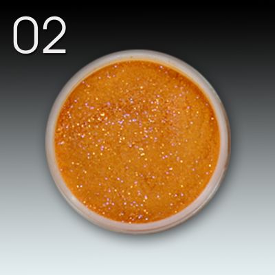 Flux Dream Colour Acryl Powder, 3g - 02 kupfer shimmer