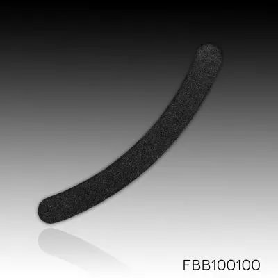 Profifeile banana schwarz 100/100 - 10er Pack