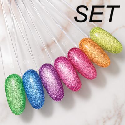 UV/LED Gel Polish Flux Disco Cats SET