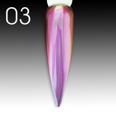 Flux Pigment Aurora Chrome Solid - 03 aurora chrome fuchsia-purple-gold