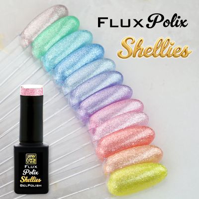 Flux Polix Shellies – Enchanting UV Pearl Gloss Gel Polishes