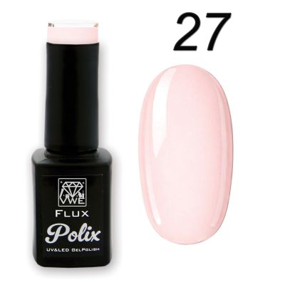 UV/LED Gel Polish Flux UV Polix - 27 cream peach, 12ml