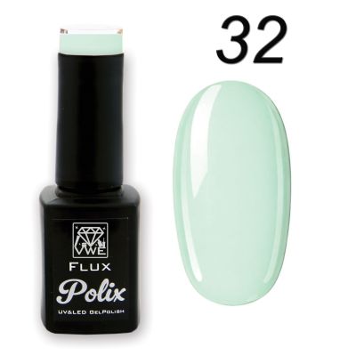 UV/LED Gel Polish Flux UV Polix - 32 creamy mint, 12ml