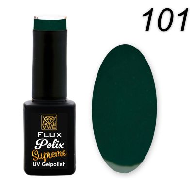 UV/LED Gel Polish Flux Polix Supreme - 101 black forest, 12ml