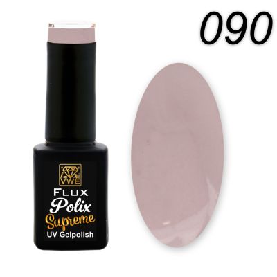 UV/LED Gel Polish Flux Polix Supreme - 090 nude griege, 12ml