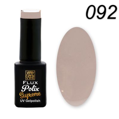 UV/LED Gel Polish Flux Polix Supreme - 092 nude day, 12ml