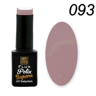 UV/LED Gel Polish Flux Polix Supreme - 093 warm nude, 12ml
