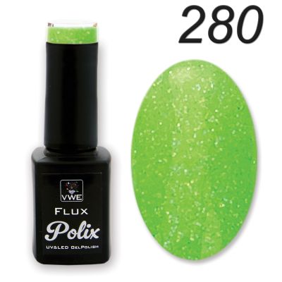 UV/LED Gel Polish Flux UV Polix - 280 lime sorbet, 12ml