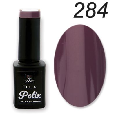 UV/LED Gel Polish Flux UV Polix - 284 purple grape, 12ml