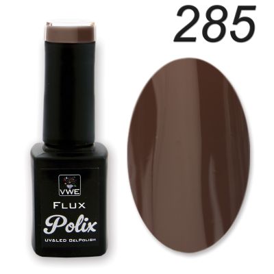 UV/LED Gel Polish Flux UV Polix - 285 chocktail, 12ml