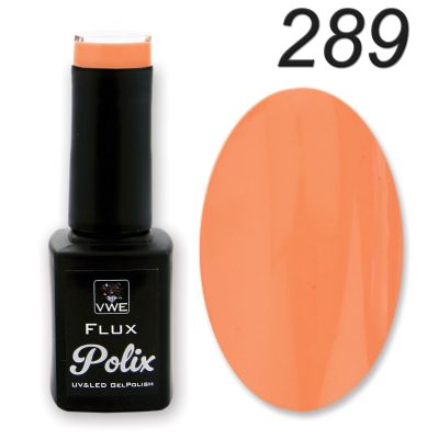 UV/LED Gel Polish Flux UV Polix - 289 punk peach, 12ml