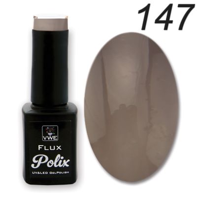 UV/LED Gel Polish Flux UV Polix - 147 nude gray, 12ml