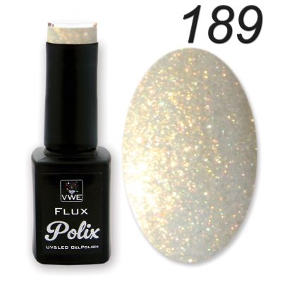 UV/LED Gel Polish Flux UV Polix, 12ml - 189 zartgold