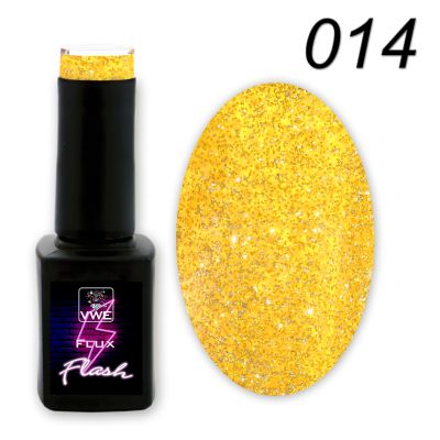 UV/LED Gel Polish Flux UV Polix Flash - 014 flash lemon, 12ml