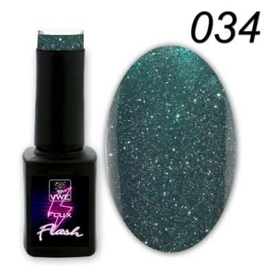 UV/LED Gel Polish Flux UV Polix Flash - 034 flash jungle, 12ml