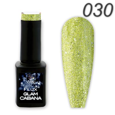 UV/LED Gel Polish Flux UV Polix Glam Cabana - 30 lemon fizz, 12ml