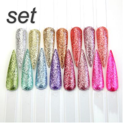 UV/LED Gel Polish Flux UV Polix Glam Cabana SET - Colours 1-15