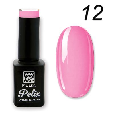 UV/LED Gel Polish Flux UV Polix, 10ml - 012 classic brown