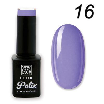 UV/LED Gel Polish Flux UV Polix - 16 violet, 12ml