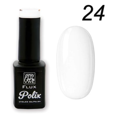 UV/LED Gel Polish Flux UV Polix - 24 perfect white, 12ml
