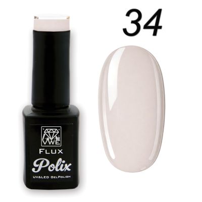 UV/LED Gel Polish Flux UV Polix - 34 eggshell, 12ml