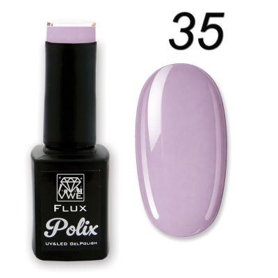 UV/LED Gel Polish Flux UV Polix - 35 grey nude, 12ml