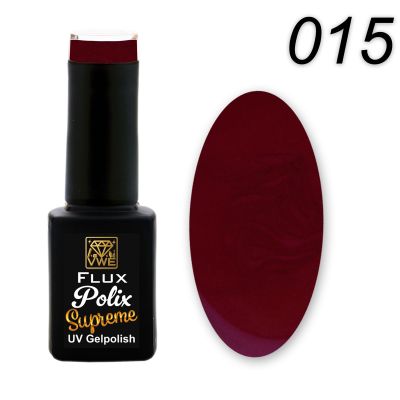 UV/LED Gel Polish Flux Polix Supreme - 015 rusty red, 12ml