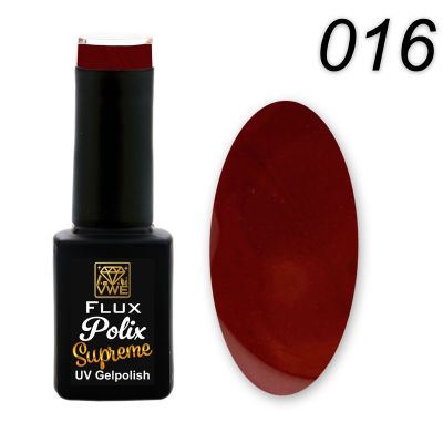 UV/LED Gel Polish Flux Polix Supreme - 016 bordeaux, 12ml