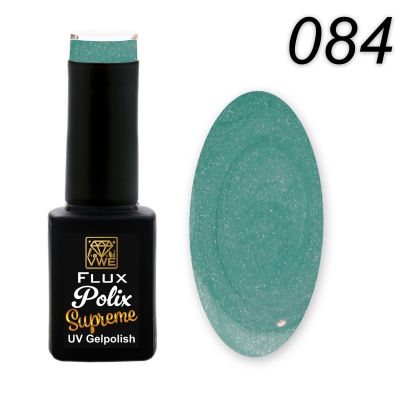 UV/LED Gel Polish Flux Polix Supreme - 084 hazy aquarius, 12ml
