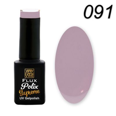 UV/LED Gel Polish Flux Polix Supreme - 091 rosy nude, 12ml