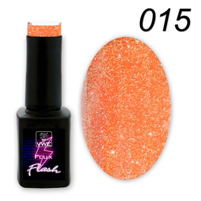 UV/LED Gel Polish Flux UV Polix Flash - 015 flash orange, 12ml