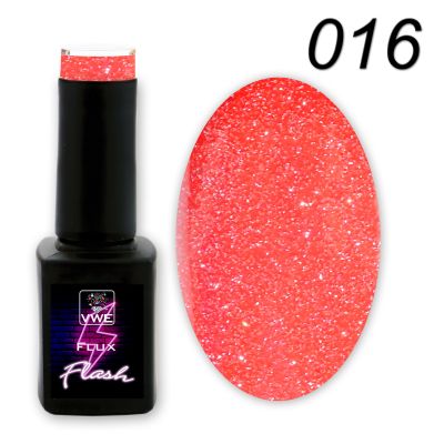 UV/LED Gel Polish Flux UV Polix Flash - 016 flash poppy, 12ml