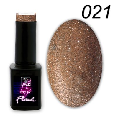 UV/LED Gel Polish Flux UV Polix Flash - 021 flash warm nude, 12ml