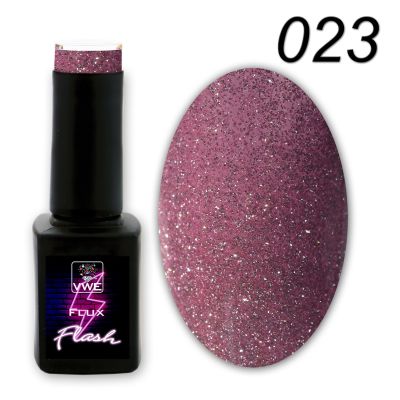 UV/LED Gel Polish Flux UV Polix Flash - 023 flash pink nude, 12ml