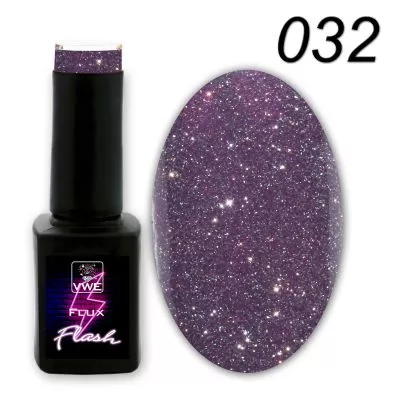 UV/LED Gel Polish Flux UV Polix Flash - 032 flash lavender, 12ml
