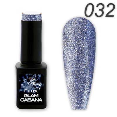UV/LED Gel Polish Flux UV Polix Glam Cabana - 32 purple sky, 12ml
