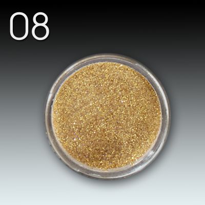 Flux Glitter Acryl Powder, 10g - 08 Gold