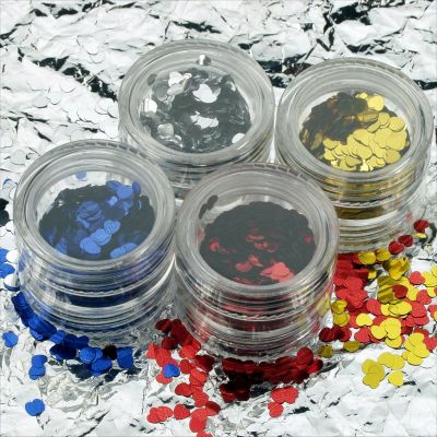 Nail Art Glitter Hearts