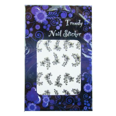 Ice Flower Nail Art Sticker