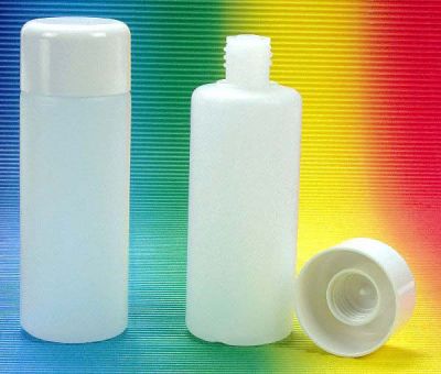 Satin plastic 100ml bottles