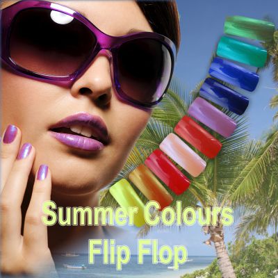 Iridescent Summer Colours Nail Polish