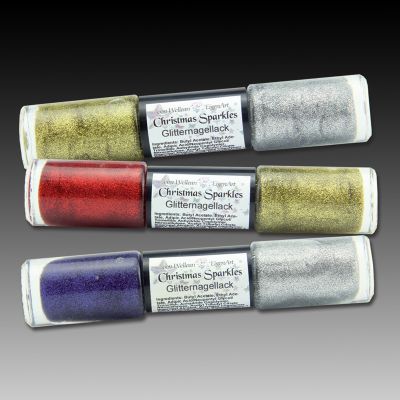 Christmas Sparkles Nail Polish Set 2 x 5ml