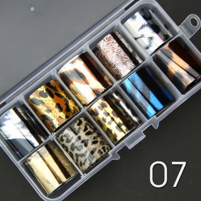 Nail Art Foil Transfer Box Sets - 07 ANIMAL MIX